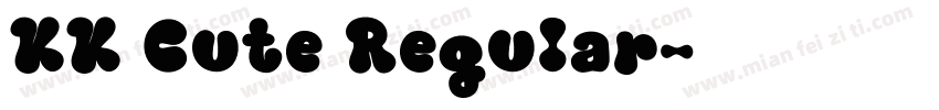 KK Cute Regular字体转换